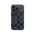 Classic iPhone Case Leather Black -QBK240513