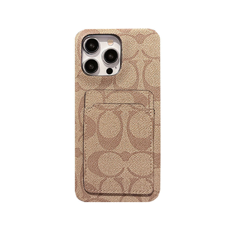 Classic Classic iPhone Case With Card Holder White -JQB240330