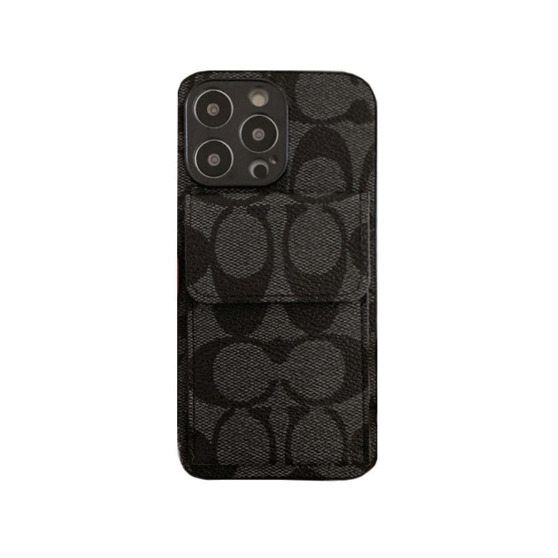 Classic iPhone Case With Wallet Light Brown-HP240513