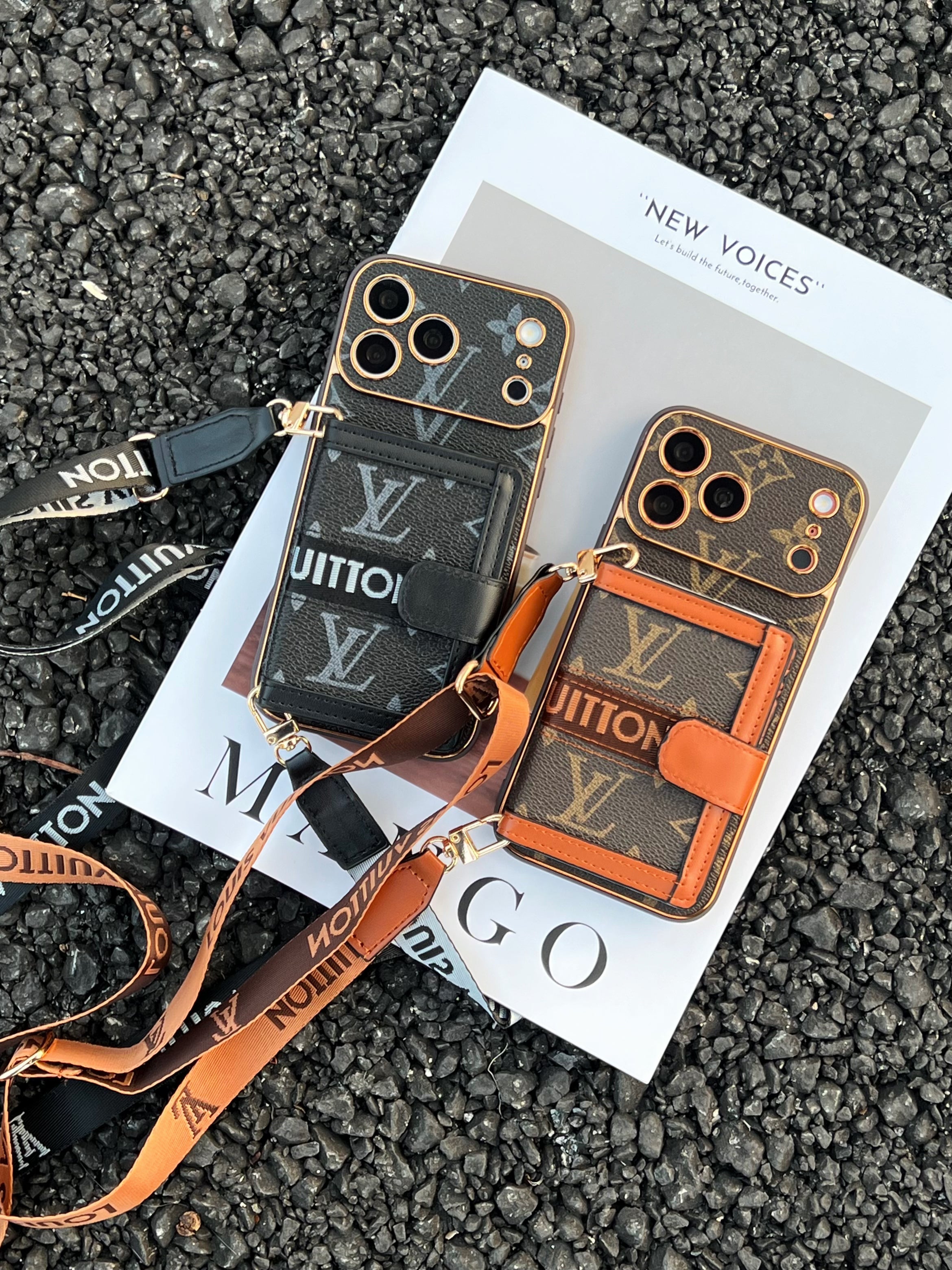 Luxury Card Pocket Crossbody Phone Case