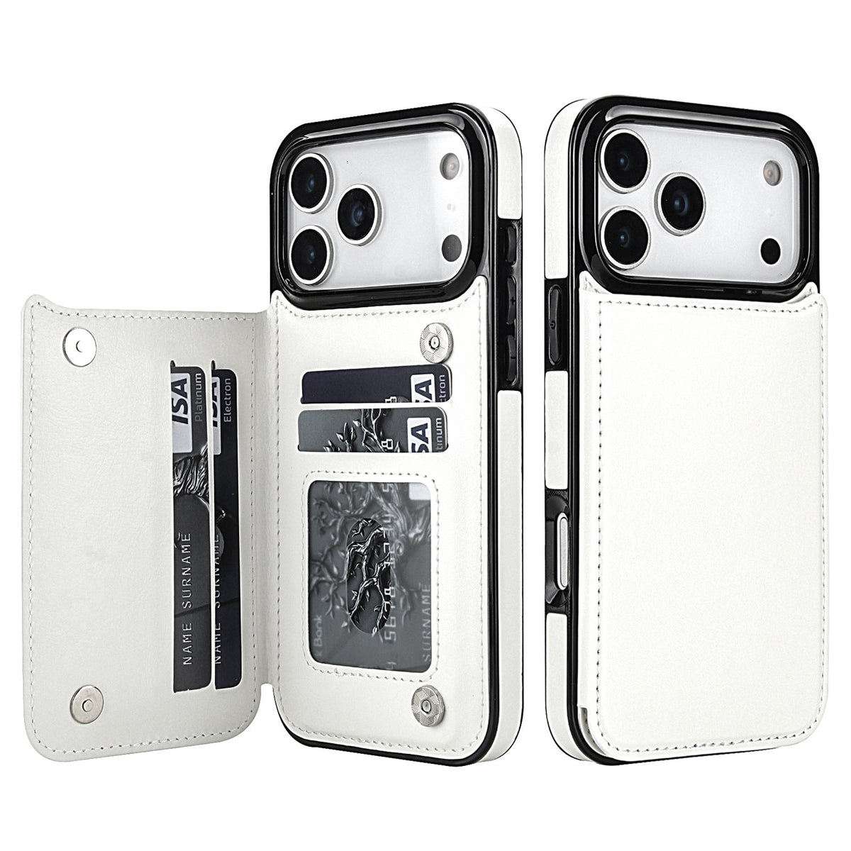 Genuine Leather Wallet Phone Case