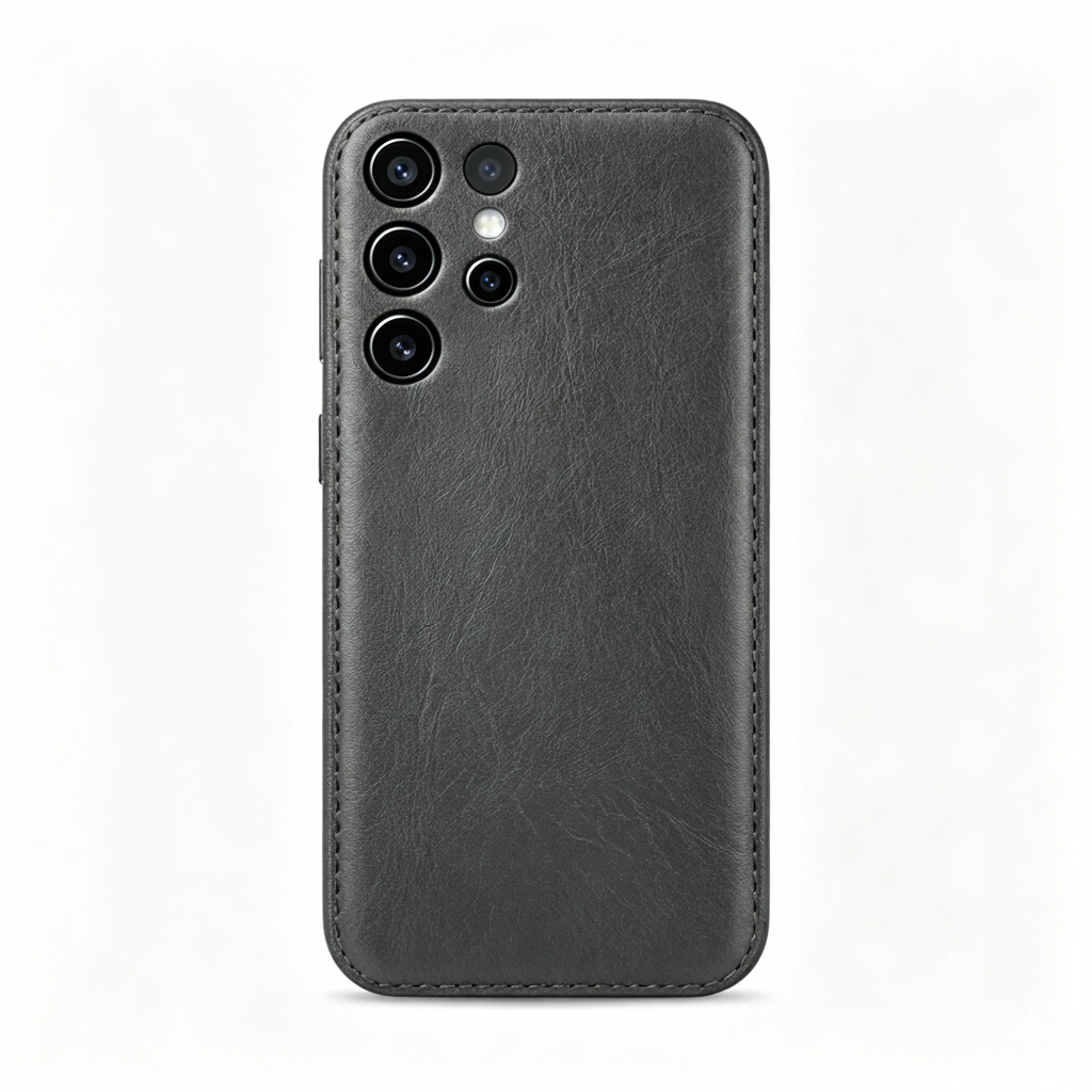 Handcrafted Vegetable-Tanned Leather Samsung Case – Vintage Patina Edition