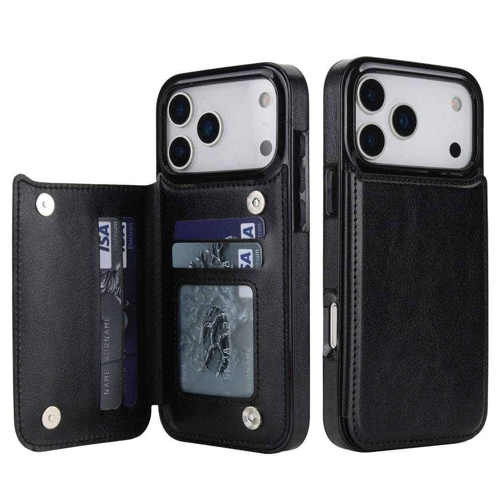 Genuine Leather Wallet Phone Case