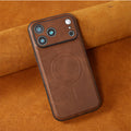 High-Quality Imitation Leather MagSafe Case