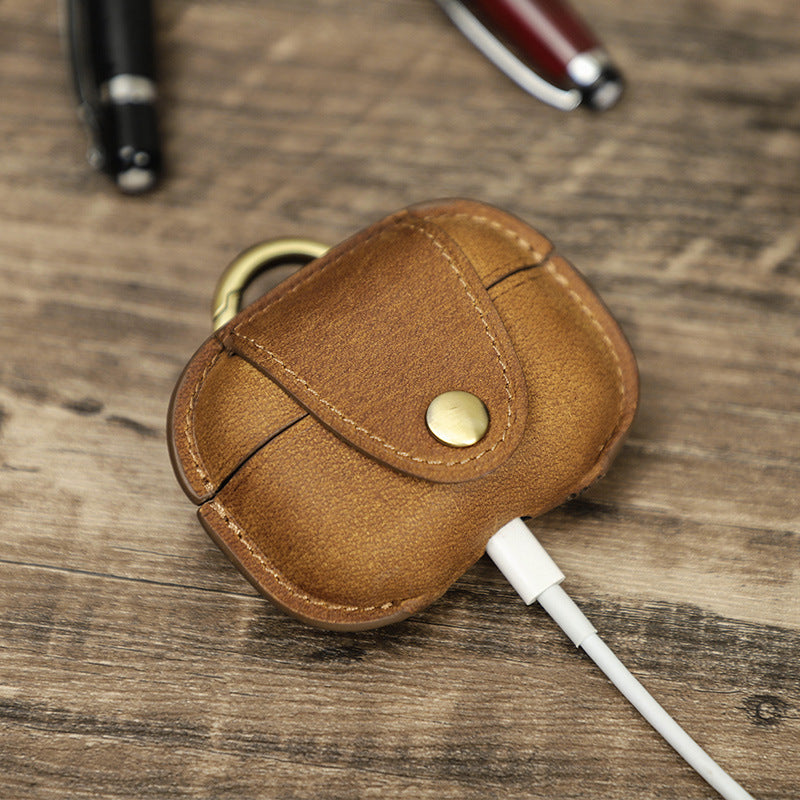 Airpods Pro 2 Leather Airpods Case with Clip
