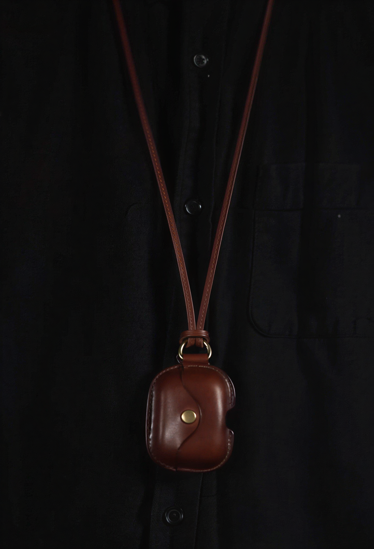 Premium Genuine Leather Airpods Case