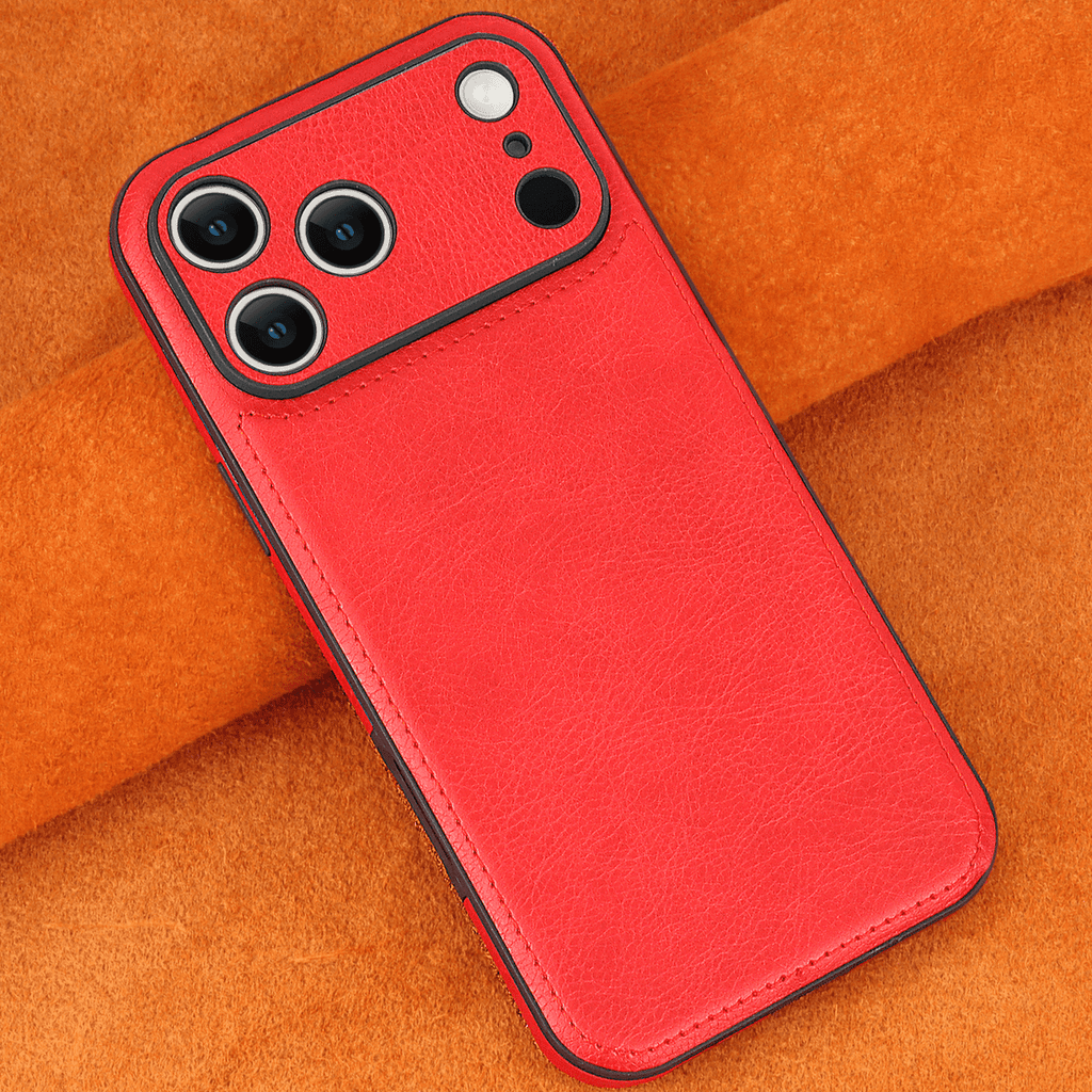 All-Model Compatible Genuine Leather iPhone Cover