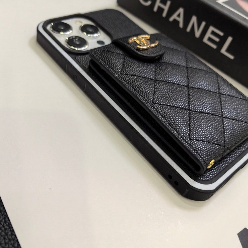 Elegant Crossbody Leather iPhone Case