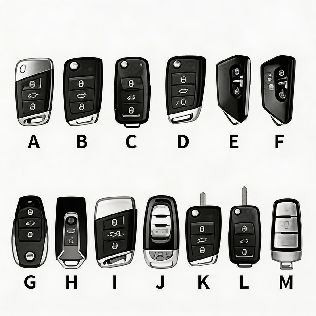 Top Grain Leather Volkswagen key Case