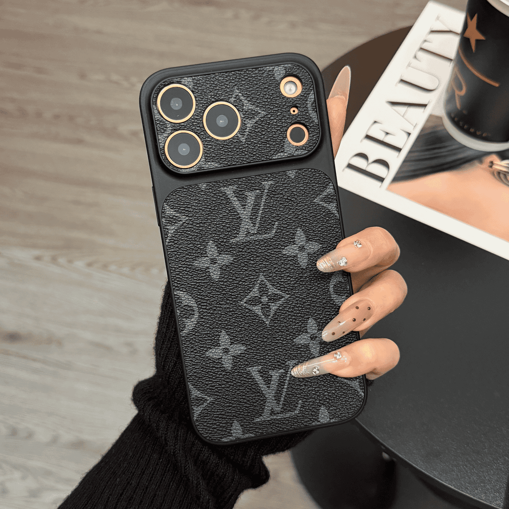 MagSafe Classic Monogram Leather iPhone Case