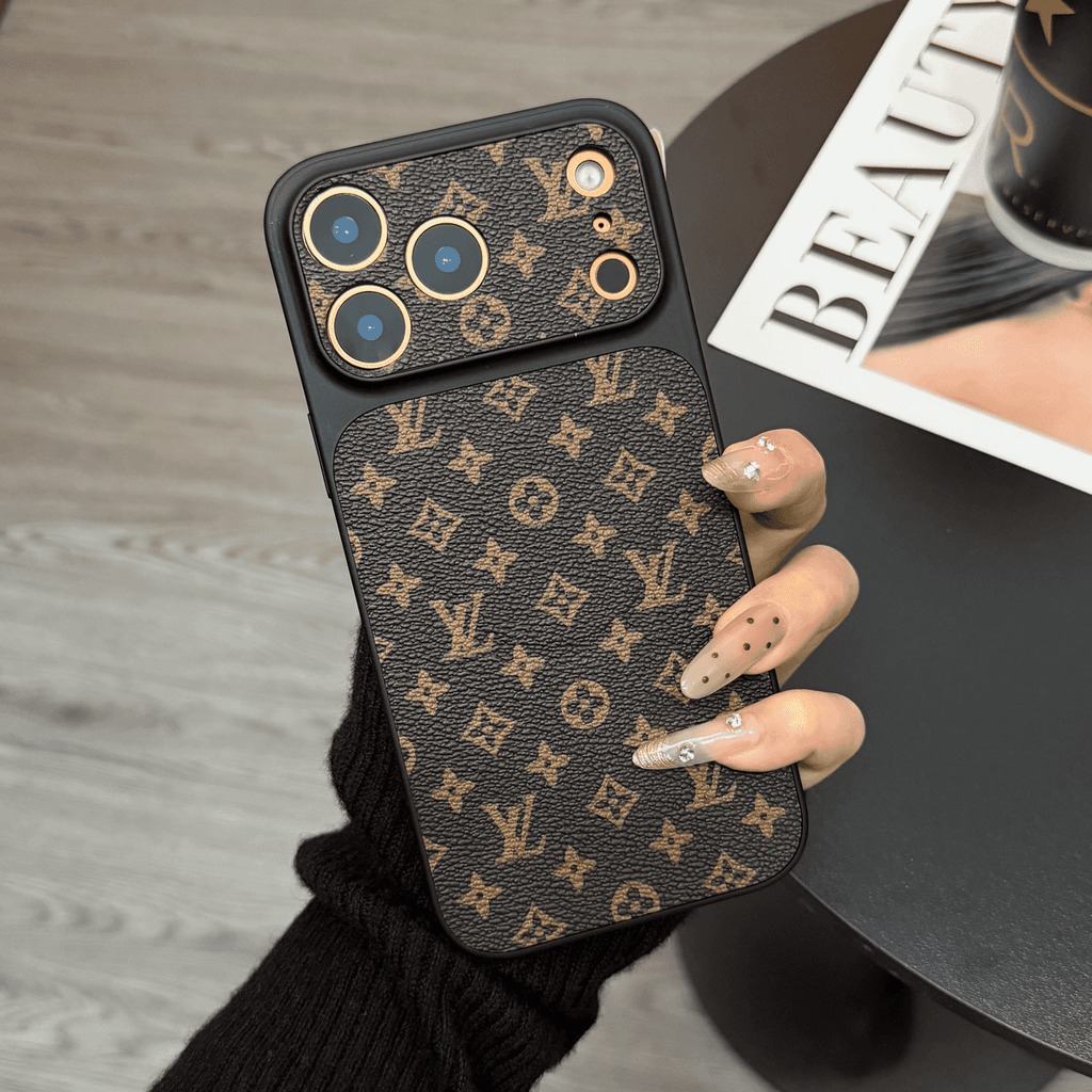 MagSafe Classic Monogram Leather iPhone Case